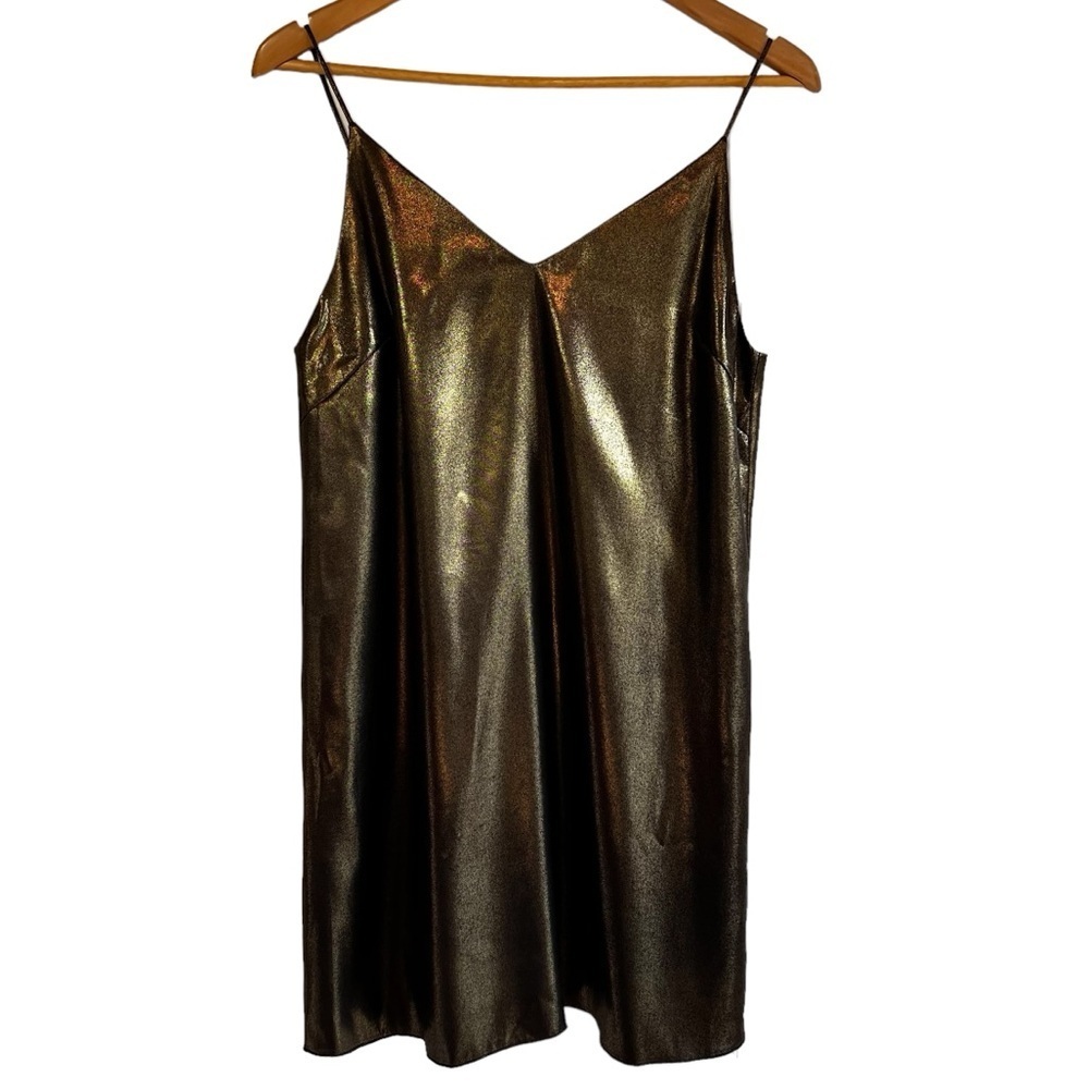 Artizia Metallic Slip Dress
